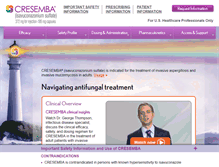 Tablet Screenshot of cresemba.com
